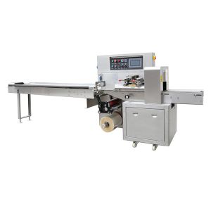 Servo Control Automatic Pillow Type Horizontal Flow Pack Machine with 40-80 bags/Mins Capacity and 220V/380V Power Supply