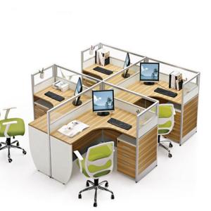 China Eco - Friendly Aluminum Cubicle Modular Office Workstation / Office Furniture Sets factory