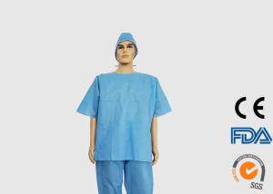 China Chemical Resistant Disposable Medical Scrubs Protective Coveralls XL XXL Size factory