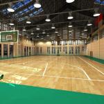 Indoor Basketball PVC Sports Flooring Multi Function Court Vinyl Floor