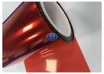 80 μm Red PET Silica Gel Coated Film for Metal Plastic Glass Ceramic etc in 3C