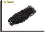 No Tangle Kinky Curly Black Virgin Hair , 5A Virgin Brazilian Hair