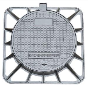 China Non Corrosive Ductile Iron Manhole Cover D400 600mm For Underground Utilities factory