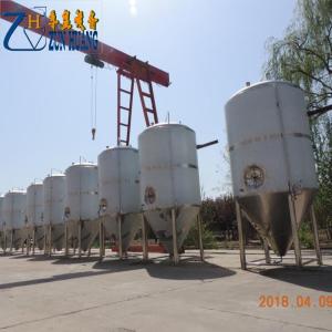China Stainless Steel 2000L Beer Fermentation Tank 80 / 100mm Insulation Thickness factory