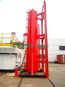 China TRZYQ800 Trenchless HDD Mud Gas Separator DN150mm Output Pipe factory