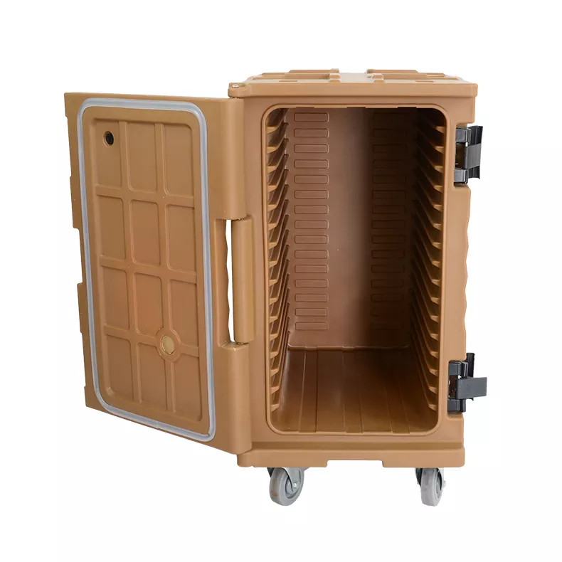 Rotomolding Plastic Insulated Loading GN pan Carrier Hot Cold Holding Food pan carriers