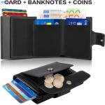 Low MOQ Mix Models Minibook Crazy Horse Wallet For Men Bifold PU Leather Vintage