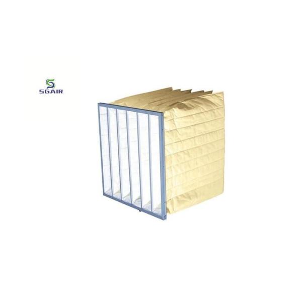 China Disposable V Bank EN779 Synthetic Fiber Filter Medium Efficiency factory