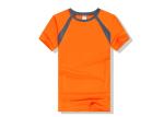 Soft Mesh Fabric Men's T - Shirts Fast Drying Short Sleeve Color Insertion