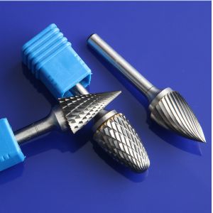 Bidentate Pattern Rotary Carbide Burr for Solid Cutting Tools Grinding Cutter