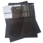 Twill Glossy 1mm Carbon Fiber Sheet Lightweight Material 100x100 Cm