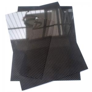 China Glossy Carbon Fiber Sheet Hard Material For RC Car / Drone Frame on sale