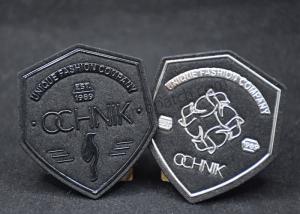 China custom embossed labels Brand Name Fabric Badges For Clothes factory