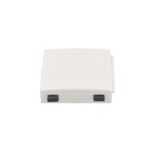 China 86mm Fiber Optic Wall Box ABS Fiber Termination Box Wall Mount factory