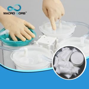 Bacteriostatic Liquid Waste Solidification Odor Control Urine Absorbent Polymer