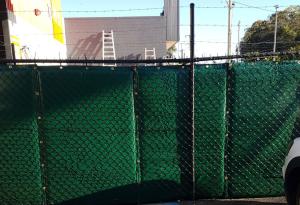 China 25dB temporary noise barriers composite laminated fabric 1.2mm outside please pvc plastic film factory
