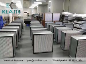 China High Flow H13 HEPA Air Filter For HVAC Clean Room factory