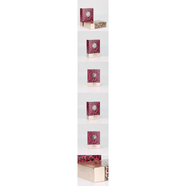 Leopard Debossing 157g Art Paper Printed Packaging Boxes