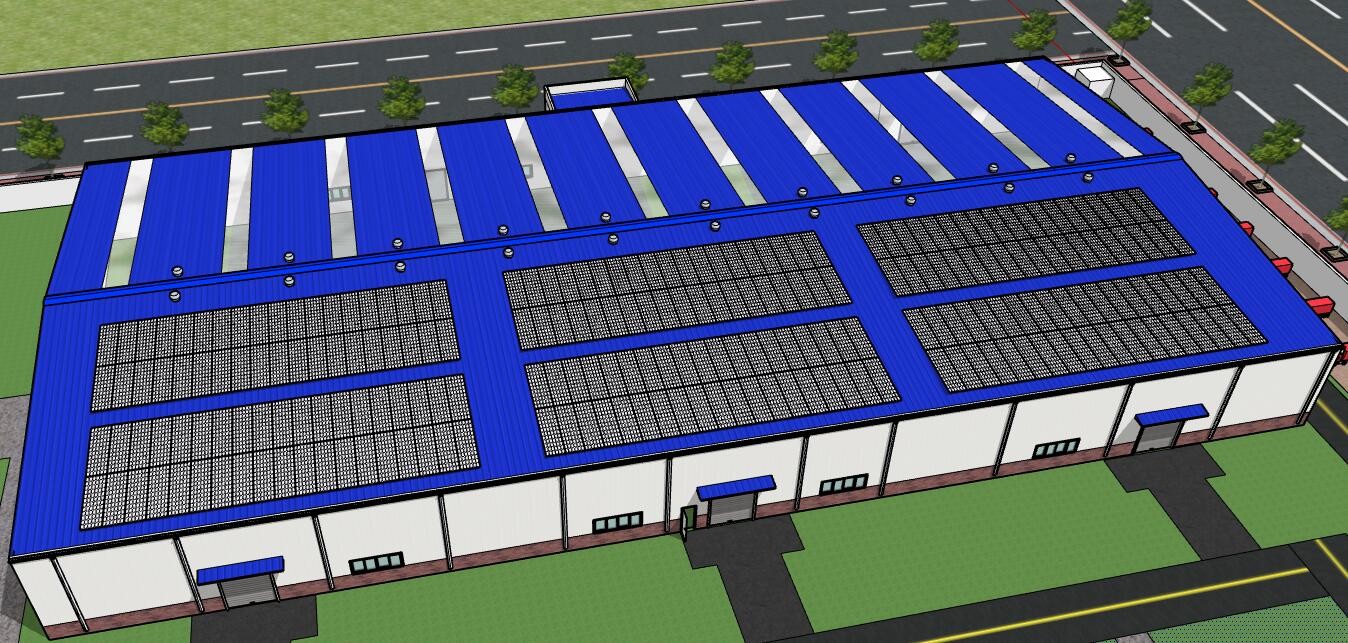 Light Steel Structure Prefabricated Construction Building for Warehouse