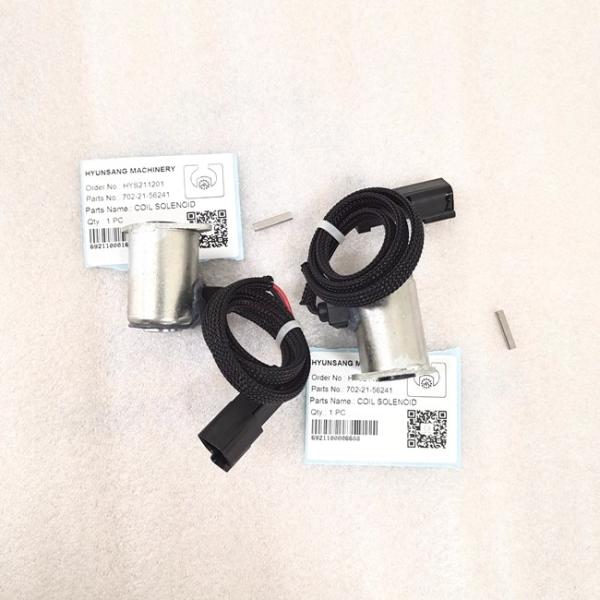 Coil Solenoid 702-21-56241 702-21-57410 714-11-16700 For Komatsu WA250 WA250PZ