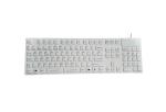 Non Flexible Washable Medical Keyboard EMC PS2 Cable Carbon - On Gold Core
