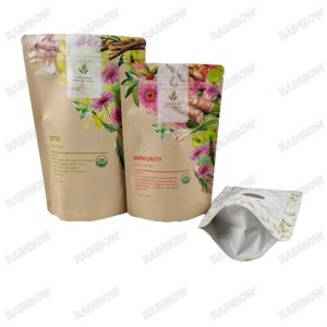 Digital Printing Custom Logo Bags Moisture Proof Resealable Food Grade Mylar