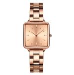 Women 3ATM Square Quartz Stainless Steel Watch Water Resistant