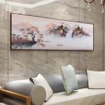 Customized Size Hand Painted Landscape Oil Painting Modern Textured Canvas Art