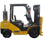 3 Ton Used Diesel Forklifts 3m Lifting Height Komatsu Forklift For Warehouse
