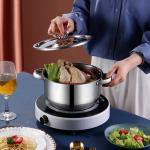 Kitchen Stainless Steel Cookware Set 15pcs SS410 Milk Soup Pot