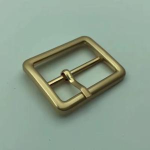 China Tri Glide Dark Golden Needlepoint Belt Buckle For Luggage factory