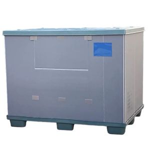 China Square Collapsible Pallet Containers Impact Resistant Pallet Pack Containers Nestable on sale