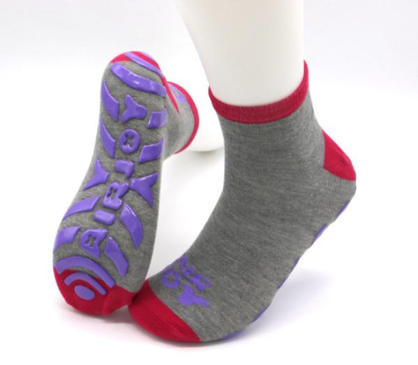 Professional Non Slip Grip Socks / Skid Proof Socks Soft Fabric Any Logo