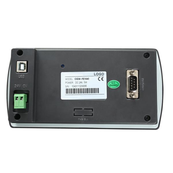 China High Speed 4.3 Inch Industrial Touch Screen HMI With Isolated Transformer / USB Port factory