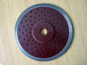 China Dark Red Circular Turbo Diamond Saw Blade , 230mm Angle Grinder Diamond Blade Concrete factory