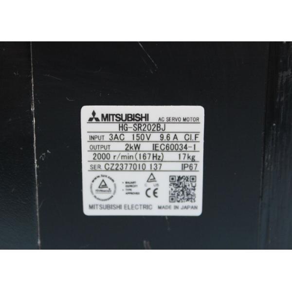 China MITSUBISHI New Indutrial AC Servo Motor HG-SR202BJ 2KW Motors 3AC 9.6A 150V in Stock factory