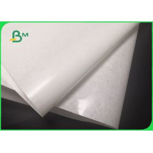 40gsm + 12g PE Coated White Kraft Paper For Chicken Roll 1080mm Food Contact