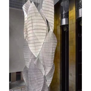 Non-Standard Engineering Custom Lighting Fixtures Large Crystal Banquet Hall