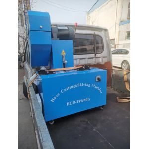 Fast And Efficient Hose Cutting Machine 350*2.8mm Cutting Blade Diameter