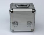 Silver Aluminium Beauty Case Velvet Lining 220 * 200 * 260mm Wear Resistant