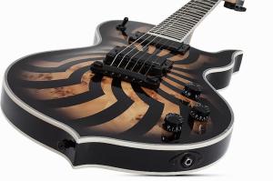 China Custom Wylde Audio Odin Grail Charcoal Burst Buzzsaw Electric Guitar Accept OEM factory
