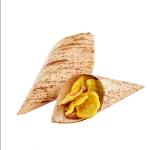 Eco Friendly Bamboo Leaf Disposable Serving Cone For Party Canape Snacks