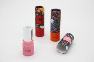 China 12.7mm Paper Tube Lipstick Makeup Empty Lipstick Containers Customized factory