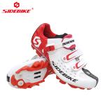 Breathable Mens White Cycling Shoes Geometry Design Body High Pressure