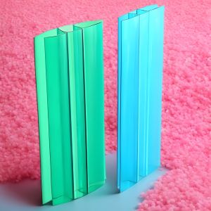 Impact Proof Polycarbonate H Connecter / Polycarbonate Extruded Plastic Profiles