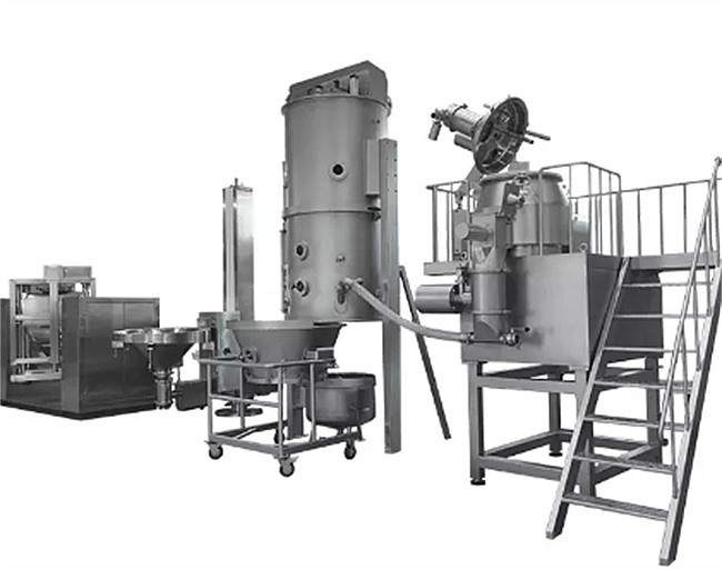 Vertical Fluid Bed Dryer Granulation Machine Chemical FL Series