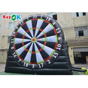 Large Inflatable Football Dartboard Soccer Dart Board Game Target With Balls