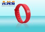 USB Port HF Rfid Tags , Sport Rfid Silicone Wristbands with FM1108 chip
