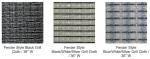 Guitar Amplifier Style Black Sliver Speaker Grill Cloth for FENDE Cloth grill