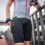 Moisture Wicking Cycling Pants Mountain Bike Trousers With Anti Shock Foam